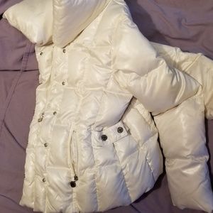 Calvin Klein Down Jacket. Size S Ivory Color